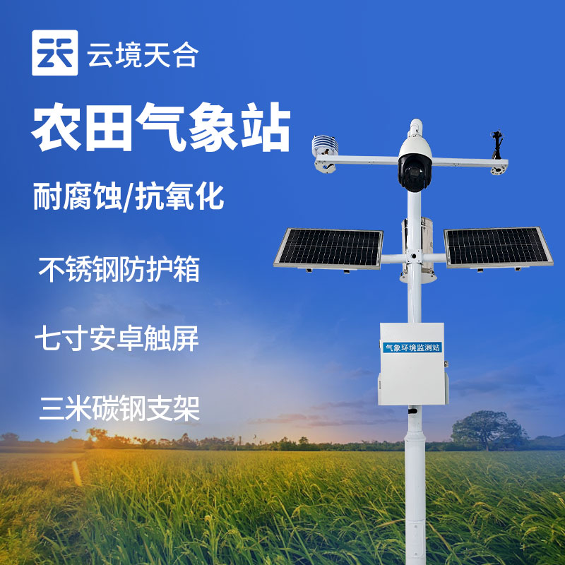 農業氣象站的作用——監測溫濕度、雨量、風速、日照時長等